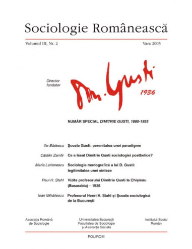 Sociologie Românească. Volumul III. Nr. 2. Vara 2005