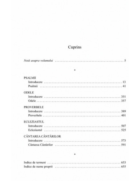 Septuaginta 4/ Tomul I. Psalmii, Odele, Proverbele, Ecleziastul, Cîntarea Cîntărilor