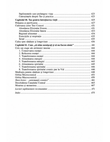 Tao pentru sănătate, sex şi longevitate