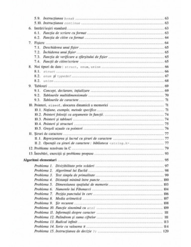 Bazele programării în C. Aplicații