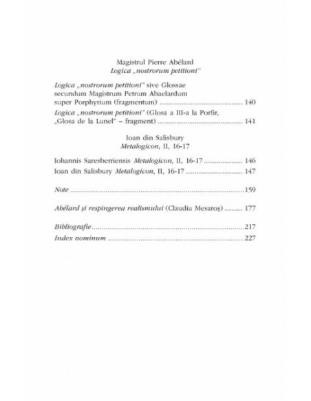 Comentarii la Porfir. Despre universalii împreuna cu fragmente corespondente din Porfir, Boethius și Ioan din Salisbury
