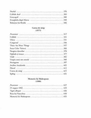 Cartea de nisip. Proză completă 2