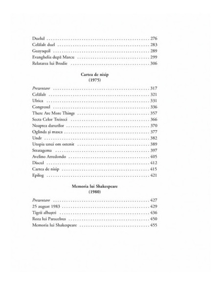 Cartea de nisip. Proză completă 2