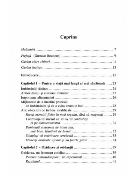 Vitamine şi minerale pentru sănătate şi longevitate. Antioxidanţii