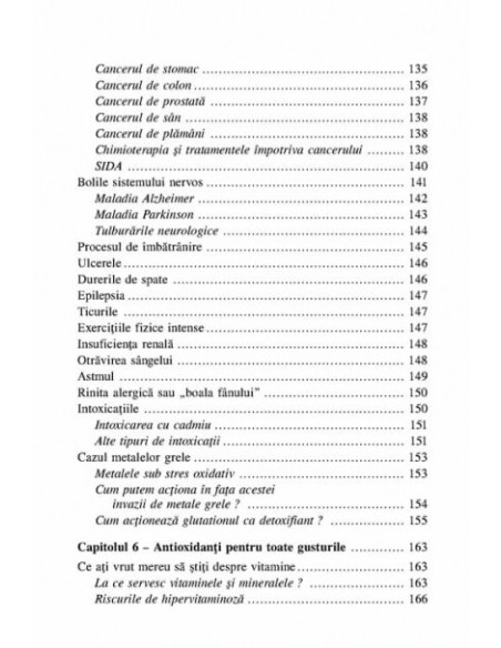 Vitamine şi minerale pentru sănătate şi longevitate. Antioxidanţii