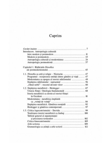 Postmodernismul în antropologia... Postmodernismul în antropologia...