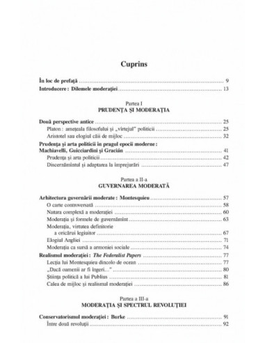 Elogiul moderației