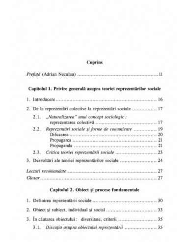 Reprezentări sociale (ediția a II-a...