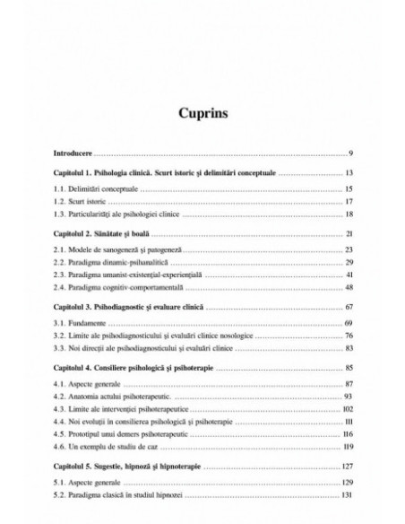 Psihologie clinică și psihoterapie. Fundamente