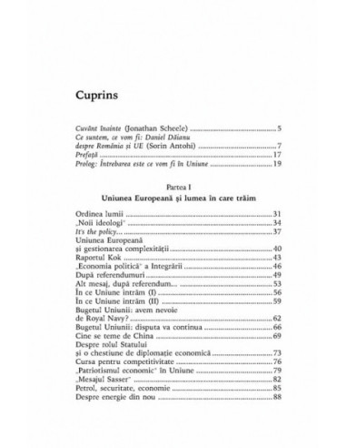 Ce vom fi în Uniune. Pariul...