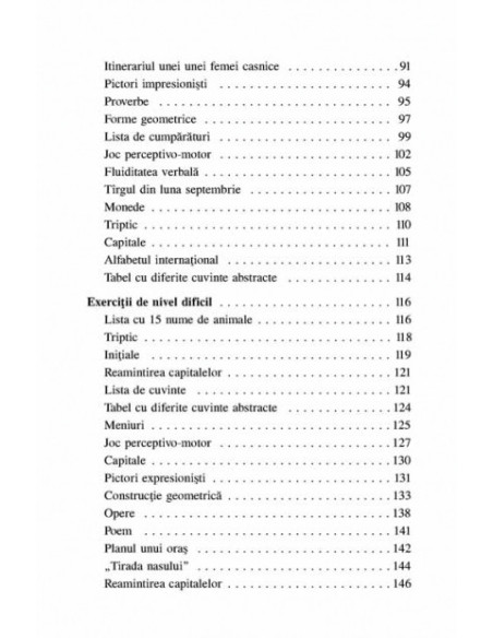 Teste şi exerciţii pentru dezvoltarea memoriei. Evaluarea cunoştinţelor, sfaturi şi soluţii