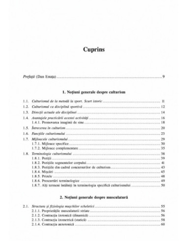 Culturism. Întreținere și competiție