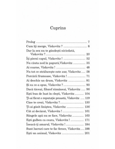 Eşti un animal, Viskovitz