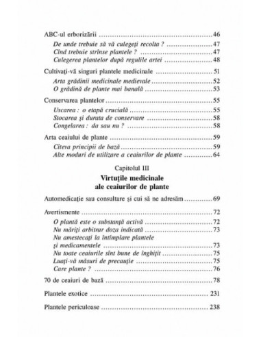 Ceaiurile. 70 de plante pentru...