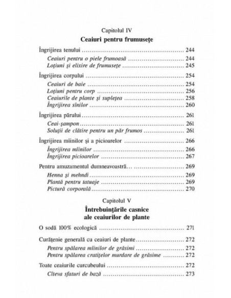 Ceaiurile. 70 de plante pentru sănătatea și frumusețea ta