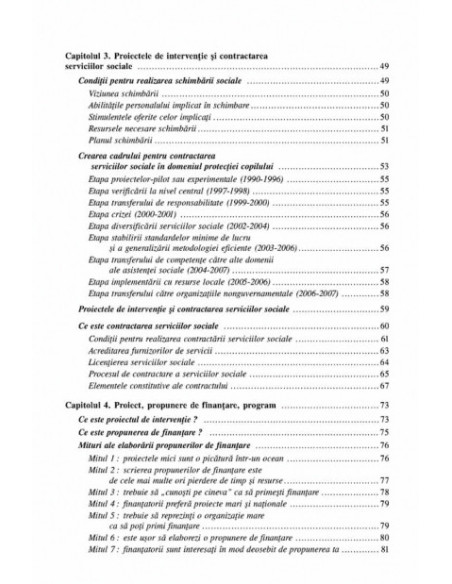 Proiectul de intervenție în asistența socială. De la propunerea de finanțare la proiectele individualizate de intervenție