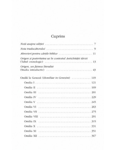 Omilii, comentarii şi adnotări la Geneză Omilii, comentarii şi adnotări la Geneză