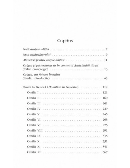 Omilii, comentarii şi adnotări la Geneză