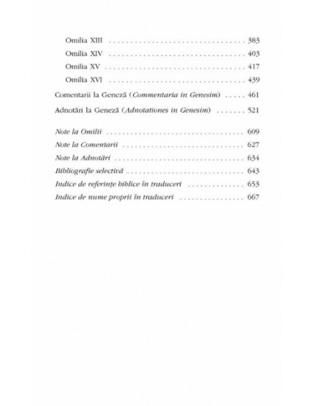 Omilii, comentarii şi adnotări la Geneză
