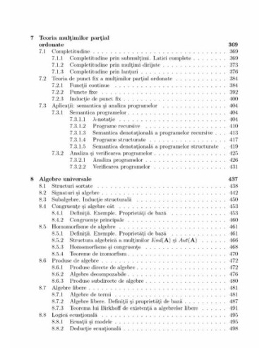 Fundamentele algebrice ale informaticii