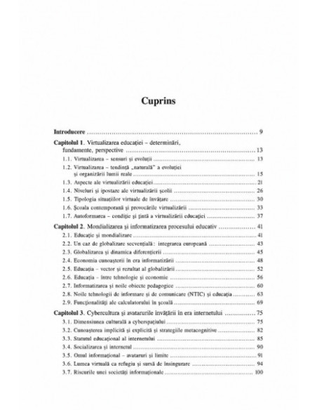 Informatizarea în educație. Aspecte ale virtualizării formării