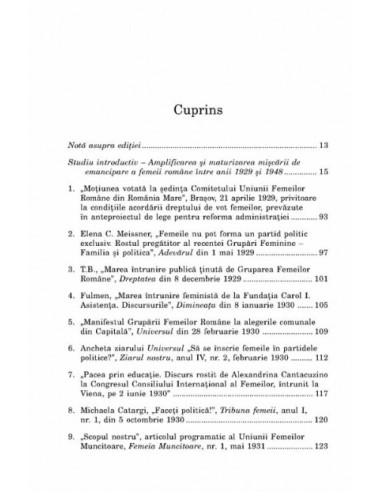 Din istoria feminismului românesc....