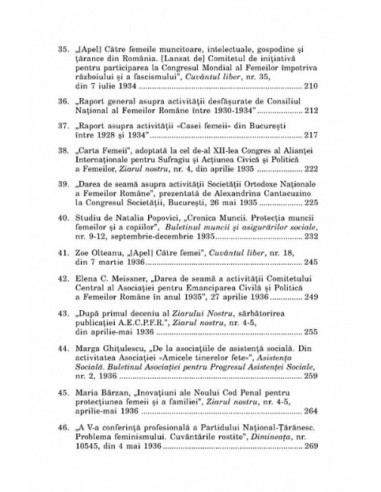 Din istoria feminismului românesc....