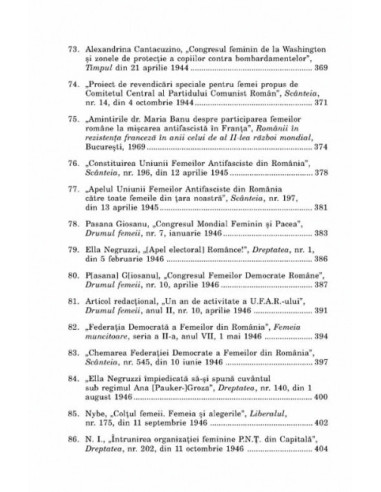 Din istoria feminismului românesc....