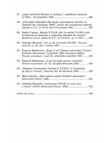 Din istoria feminismului românesc....