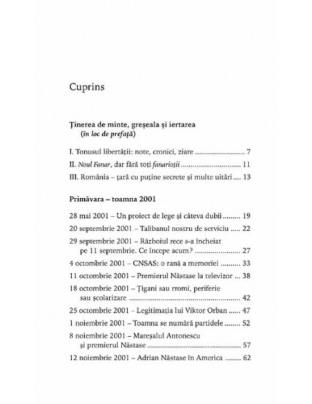 Sic transit gloria... Cronica subiectivă a unui cincinal în trei ani şi jumătate (mai 2001-octombrie 2004)