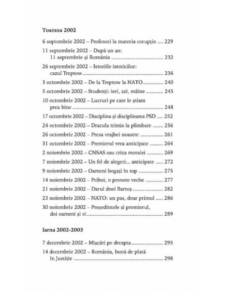 Sic transit gloria... Cronica subiectivă a unui cincinal în trei ani şi jumătate (mai 2001-octombrie 2004)