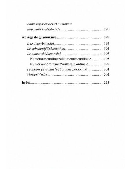 Ghid de conversație francez-român