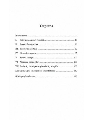 Inteligența eșuată. Teoria și...