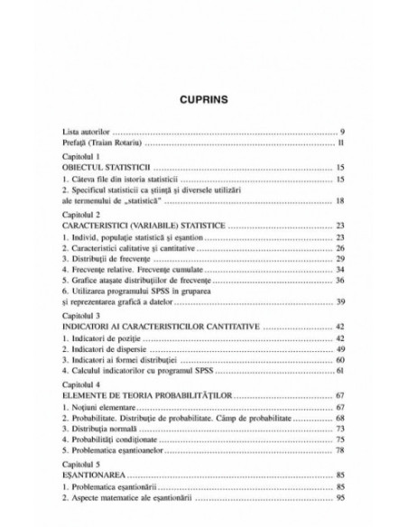 Metode statistice aplicate în științele sociale
