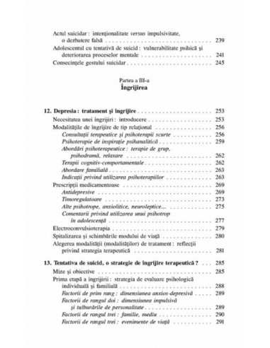 Depresie și tentative de suicid la... Depresie și tentative de suicid la...