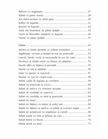 199 de rețete vegetariene