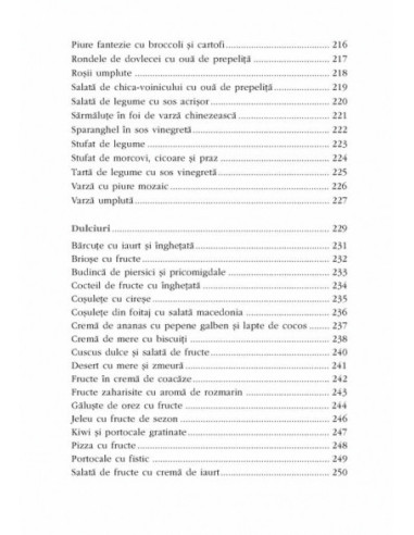 199 de rețete vegetariene