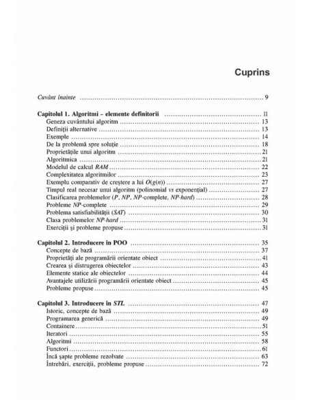 Algoritmi fundamentali în C++. Aplicații