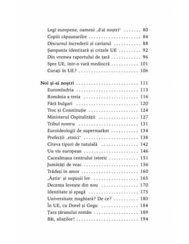 Europa dumitale. Dus-întors între... Europa dumitale. Dus-întors între...