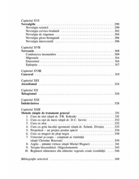 Bioterapie. Remedii naturiste