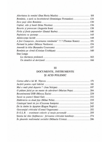 Literatura română în postceaușism. Vol. III. Eseistica. Piața ideilor politico-literare