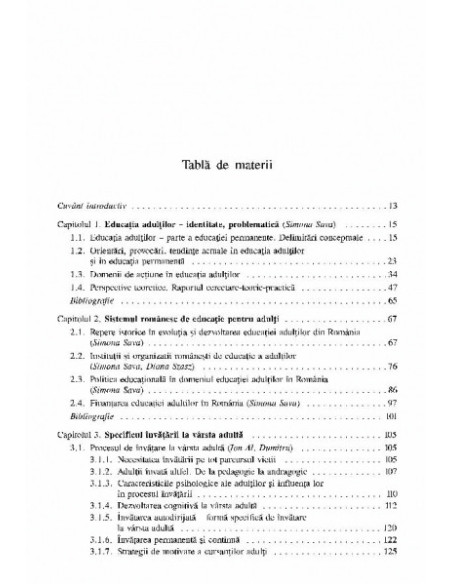 Educația adulților. Baze teoretice și repere practice