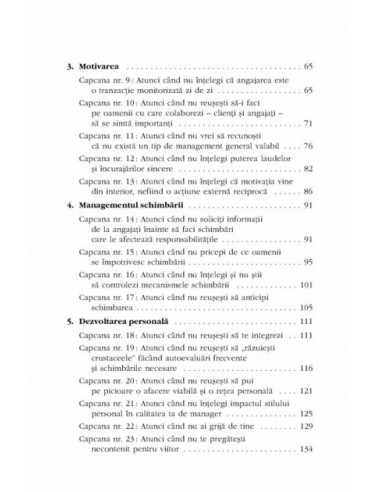 Capcanele managementului Capcanele managementului