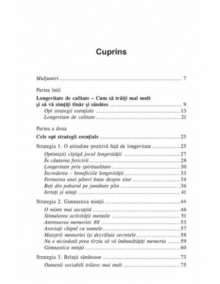 Secretele longevităţii