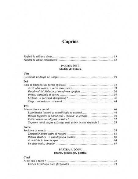 A citi, a reciti. Către o poetica a (re)lecturii