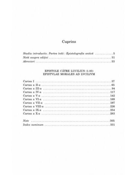 Epistole către Lucilius. Vol. I (cărțile I-X)