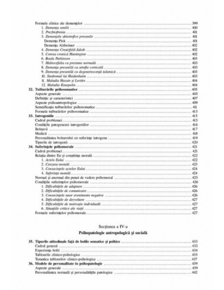 Tratat de psihopatologie (ediţia a IV-a revăzută şi adăugită)