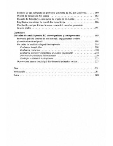 Guvernarea bunurilor comune. Evoluția...