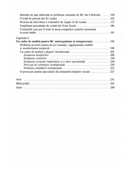 Guvernarea bunurilor comune. Evoluția instituțiilor pentru acțiunea colectivă
