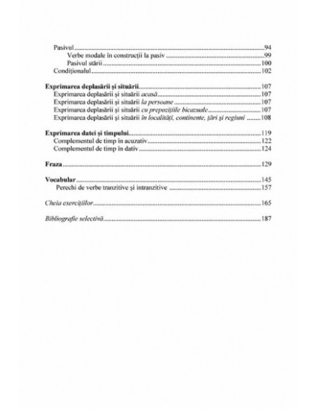 Limba germană. Exerciţii de gramatică şi vocabular